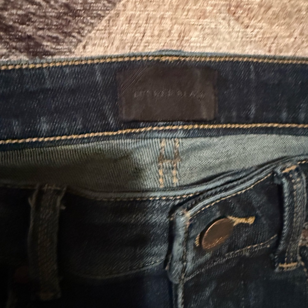 Distressed Blue Jeans - Picture 3 of 4